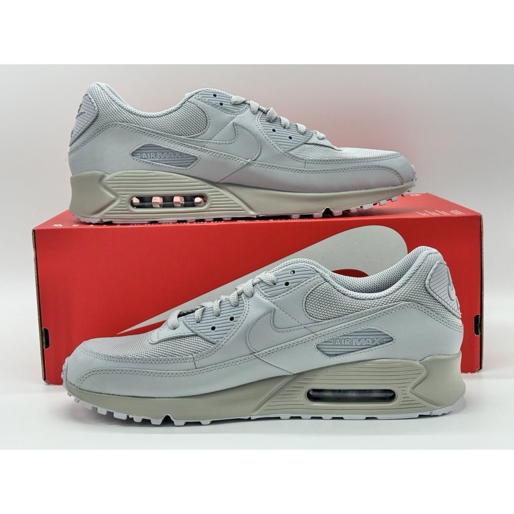Nike Air Max‎ 90 Triple Grey Size 14 CN8490 001 - Picture 4 of 9